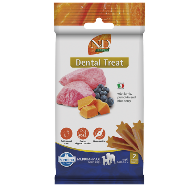 Farmina N&D Pumpkin Lamb & Blueberry Adult Medium Maxi Dog Treats