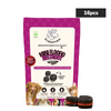 Floofyou Mini Floofio Beetroot Vegan Oven Baked Cookie Dog Treats Dog Treats + Others FloofYou 16pcs