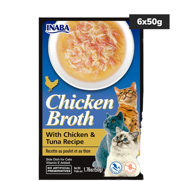 INABA Chicken Broth Chicken and Tuna Flavour Cat Wet Food