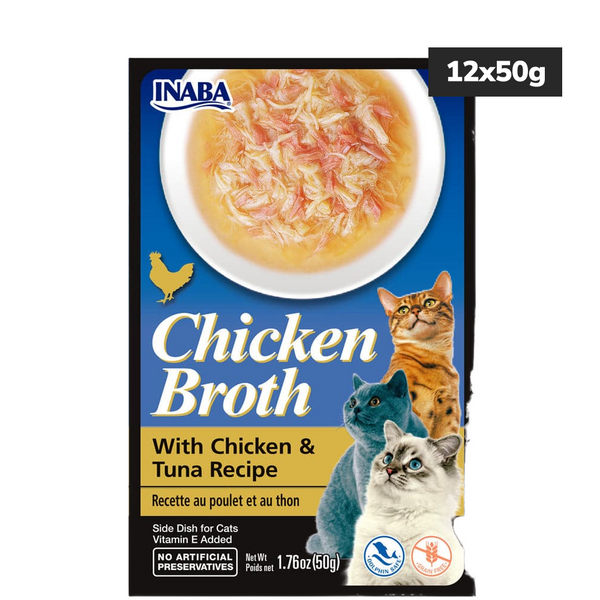 INABA Chicken Broth Chicken and Tuna Flavour Cat Wet Food