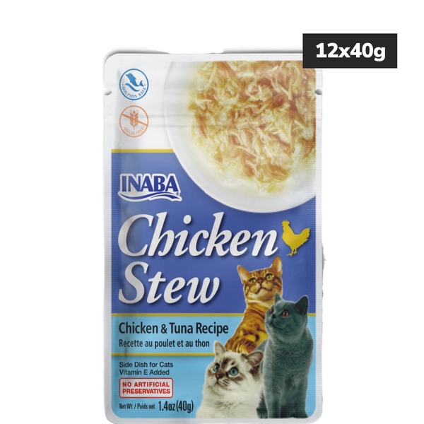 INABA Chicken Stew Chicken with Tuna Flavour Cat Wet Food