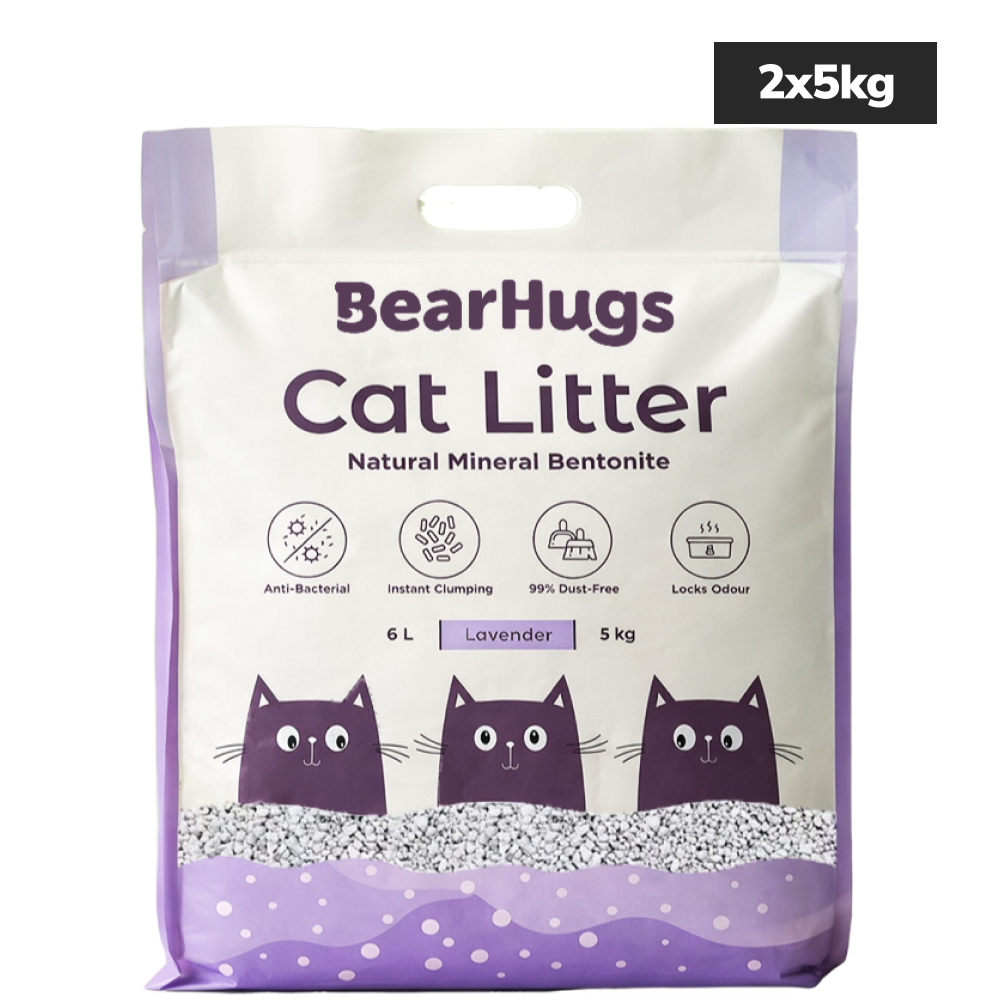 BearHugs Lavender Scented Bentonite Cat Litter