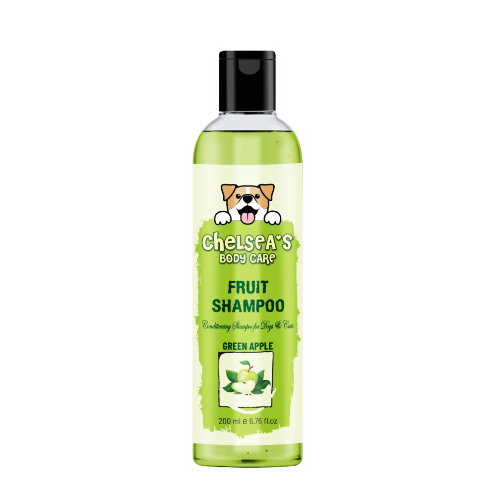 Dr. Chelsea's Green Apple Fruit Conditing Shampoo for Cats & Dogs Both-Grooming Supplies Dr. Chelsea's Dropship 200mL