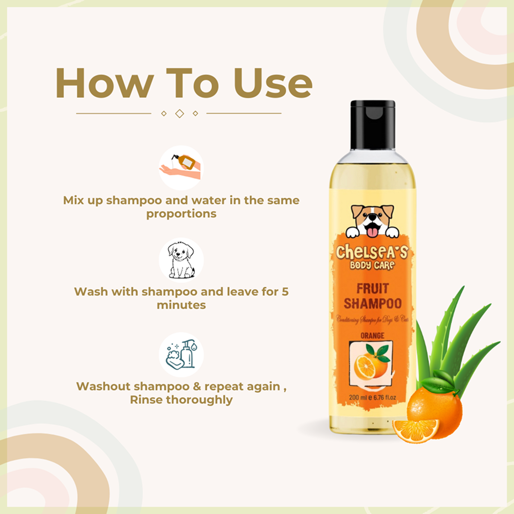 Dr. Chelsea's Orange Fruit Conditing Shampoo for Cats & Dogs Both-Grooming Supplies Dr. Chelsea's Dropship