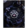 Furry Tales Artisan Handcrafted Black Pawgic Pet Theme Decorative Brooch (Black and White Pet Parent-Gifting & Merch Furry Tales Dropship