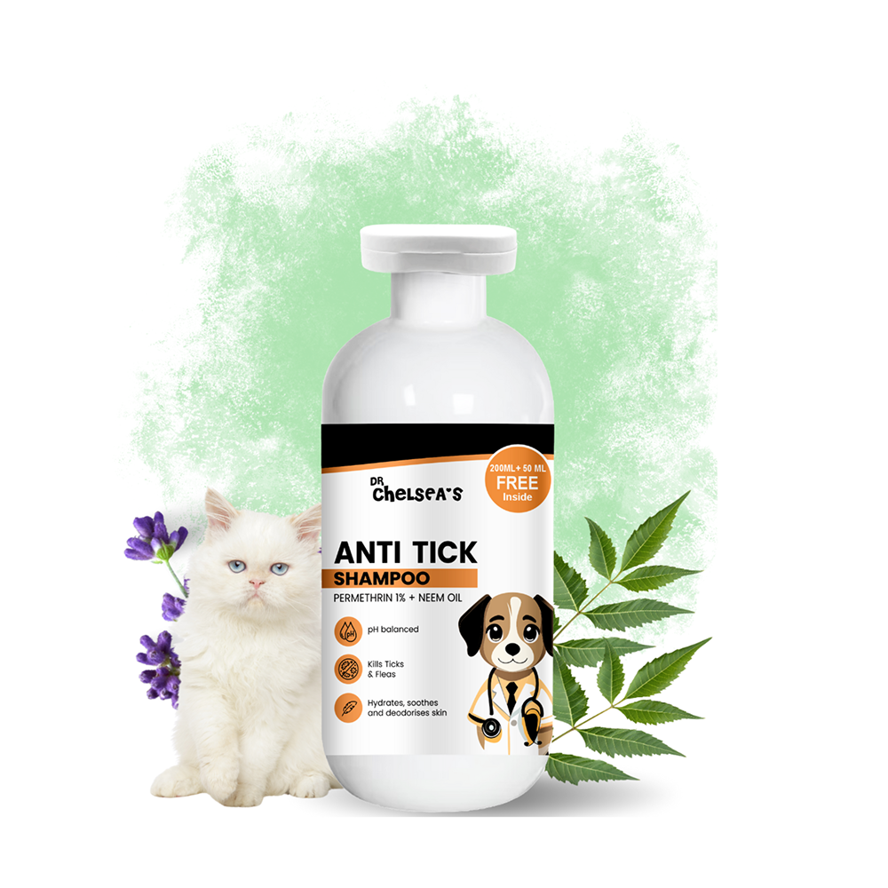 Dr. Chelsea's Neem Oil Anti Tick Shampoo for Cats & Dogs Both-Grooming Supplies Dr. Chelsea's Dropship