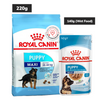 Royal Canin Maxi Puppy Dog Dry Food Dogs- Dry Food Royal Canin 220g+140g(Wet Food)