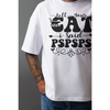 Seek Buy Love Cat Whispers Oversized Tee (White) Pet Parent-Clothing & Accessories Seek Buy Love Dropship