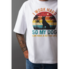 Seek Buy Love I Work Hard So My Dog Can Have a Better Life Oversized Tshirt (White) Pet Parent-Clothing & Accessories Seek Buy Love Dropship