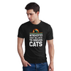 Seek Buy Love Introverted Cat Lover Regular Tee (Black) Pet Parent-Clothing & Accessories Seek Buy Love Dropship S