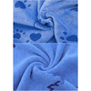 KUTKUT Looluuloo Microfiber Drying Towels for Dogs (Blue) Both-Grooming Supplies KUTKUT Dropship