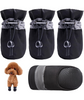 KUTKUT Paw Protector Boots for Small Dogs (Black) Dogs-Clothing & Accessories KUTKUT Dropship 5.5cm x 4.5cm