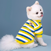 KUTKUT Cute Stripe Pattern Stretchable Shirt for Small Dogs & Cats Both-Clothing & Accessories KUTKUT Dropship