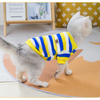 KUTKUT Cute Stripe Pattern Stretchable Shirt for Small Dogs & Cats Both-Clothing & Accessories KUTKUT Dropship
