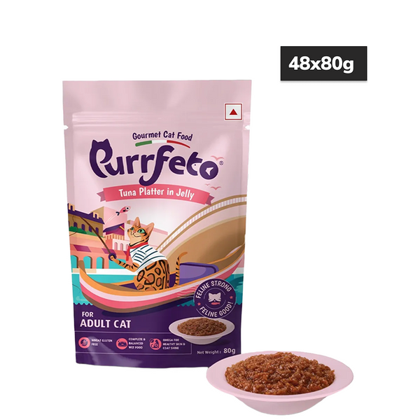 Purrfeto Tuna Recipe in Jelly Adult Cat Wet Food