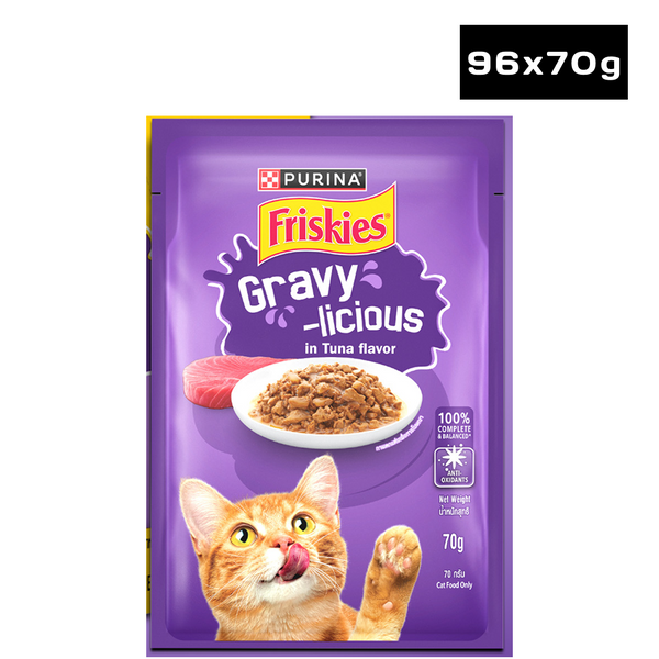 Purina Friskies Gravy licious Tuna Flavour Adult Cat Food
