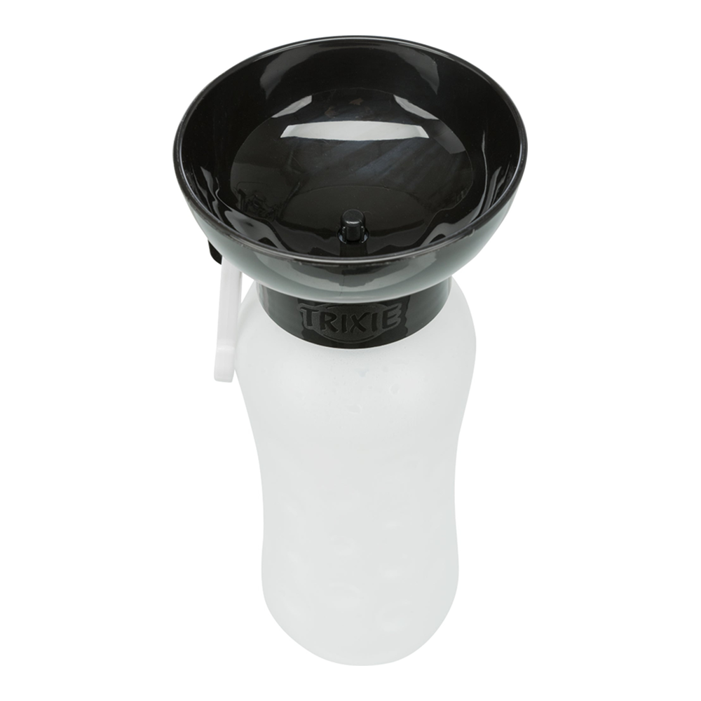 Trixie Travel Bottle with Bowl for Dogs and Cats (Black) Both-Bowls & Feeders Trixie 550mL