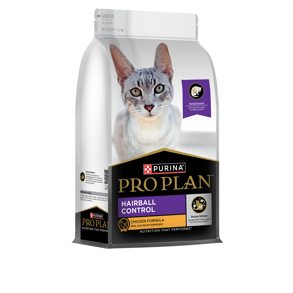 Pro Plan Chicken Flavoured Hairball Control Cat Dry Food Cats- Dry food Pro Plan 1.2kg