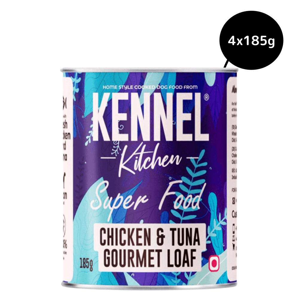 Kennel Kitchen Chicken and Tuna Gourmet Loaf Puppy & Adult Dog Wet Food (All Life Stage)