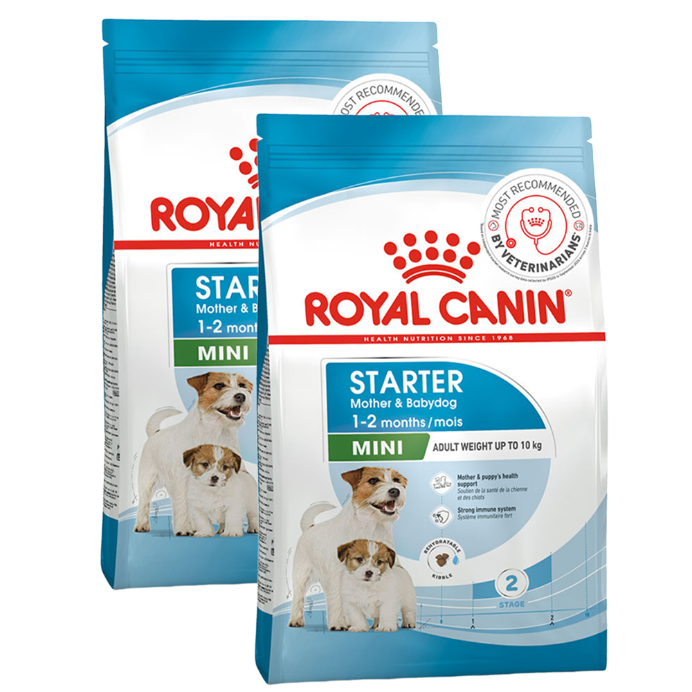 Royal Canin Mini Starter, Mother & Babydog Dry Food Dogs- Dry Food Royal Canin 16kg (2x8kg)