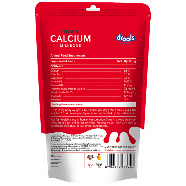 Drools Absolute Calcium Bone Pouch for Dogs