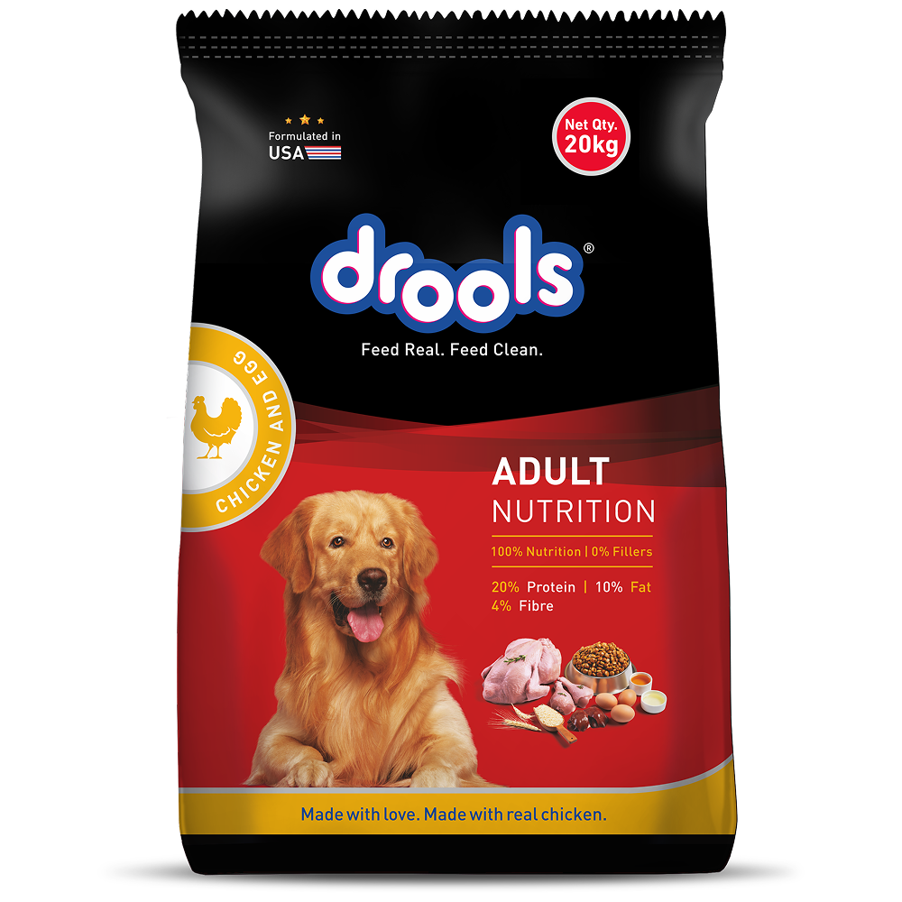 Drools Chicken and Egg Adult Dog Dry Food Dogs- Dry Food Drools