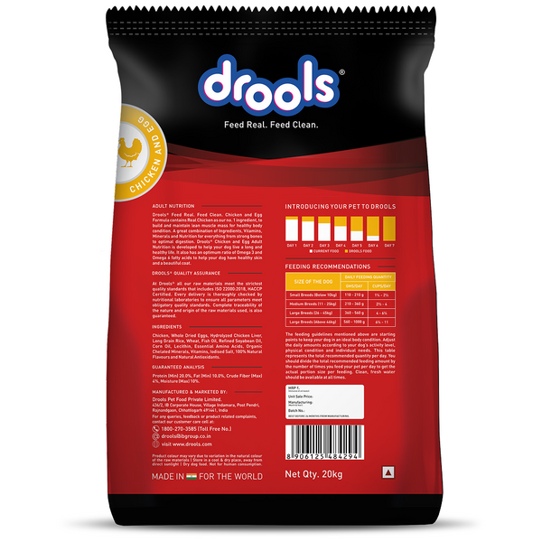 Drools Chicken and Egg Adult Dog Dry Food