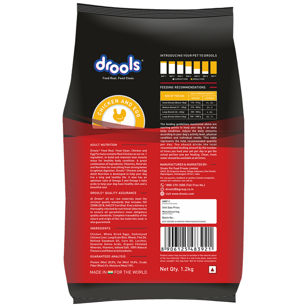 Drools Chicken and Egg Adult Dog Dry Food