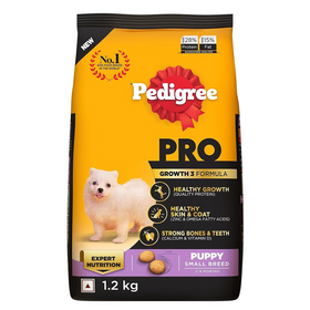Pedigree PRO Expert Nutrition Small Breed Puppy (2 to 9 Months) Dry Food Dogs- Dry Food Pedigree PRO 1.2kg
