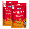 Drools Carrot Flavour Chicken Sticks Treat for Dogs Dog Treats + Others Drools 2x100g