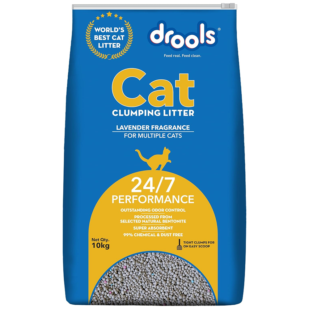Drools Lavender Scented Clumping Cat Litter