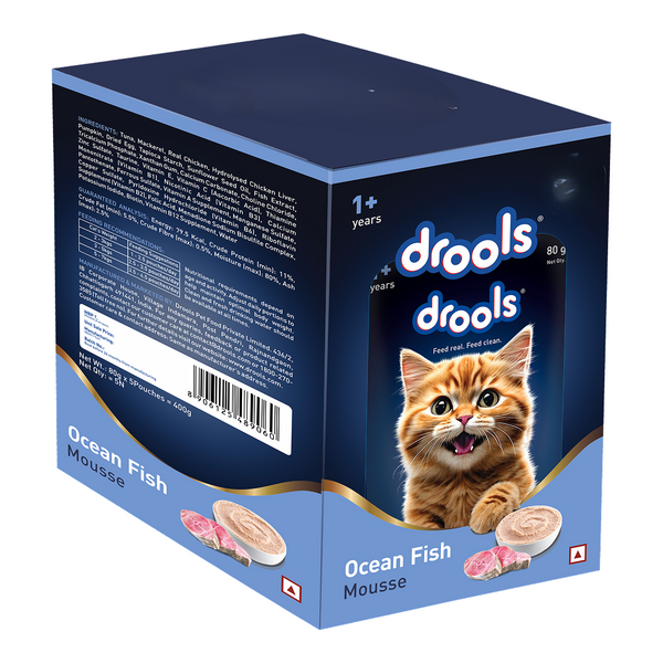 Drools Ocean Fish Mousse Adult Cat Wet Food