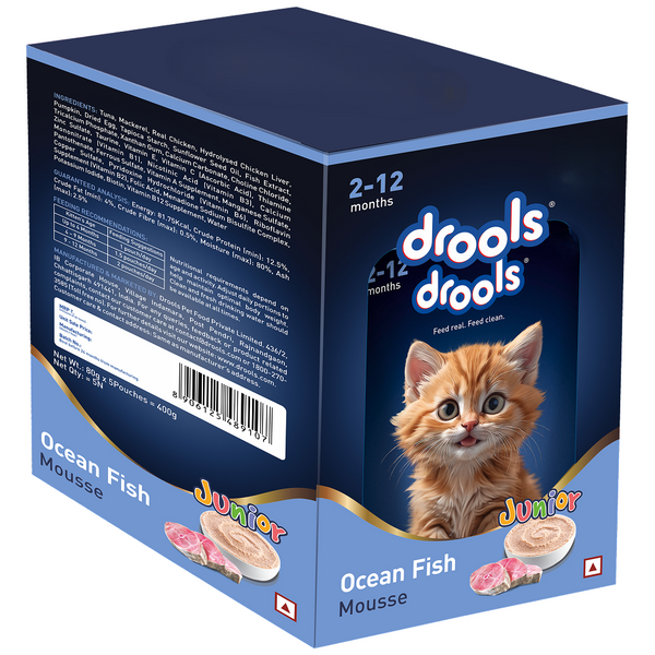 Drools Ocean Fish Mousse Kitten Cat Wet Food