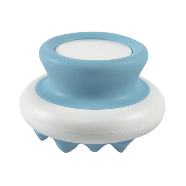 M Pets Soft Massage Comb for Dogs and Cats (White & Light Blue)