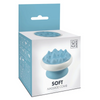 M Pets Soft Massage Comb for Dogs and Cats (White & Light Blue)