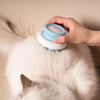M Pets Soft Massage Comb for Dogs and Cats (White & Light Blue)