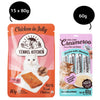 Kennel Kitchen Chicken in Jelly Wet Food and Creameroo Chicken with Mackerel Creamy Treats for Cats Combo Exclusive Combo Kennel Kitchen 15x80g + 60g