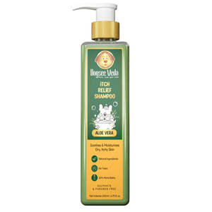 M Pets Arco Ball Toy, DOGZ & DUDEZ Natural Neem Shield Tick & Flea Repellent and Dogsee Veda ITCH RELIEF Aloe Vera Shampoo for Dogs Combo