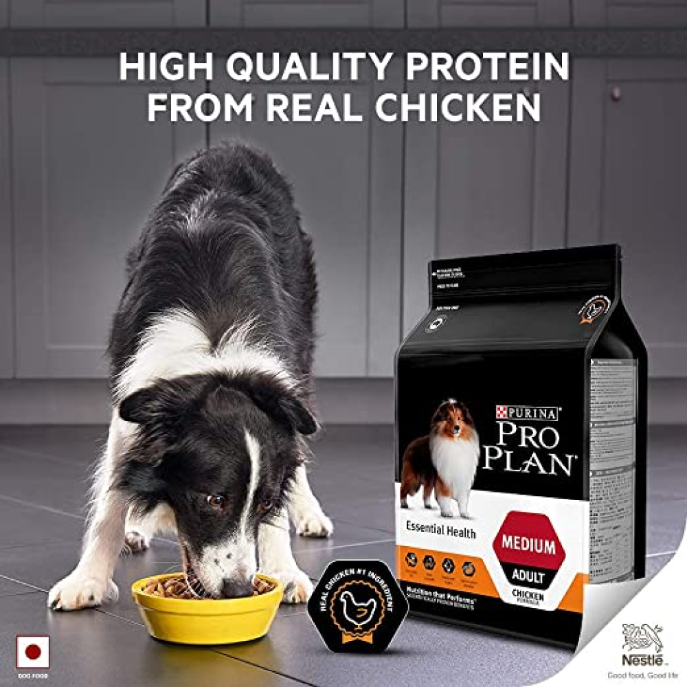 Purina Pro Plan Chicken Medium Breed Adult Dog Dry Food (New Improved Formula) Dogs- Dry Food Pro Plan