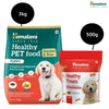 Himalaya Chicken & Rice Healthy Pet Dry Food and Chicken Healthy Treats Puppy Combo Exclusive Combo Himalaya 3kg+500g