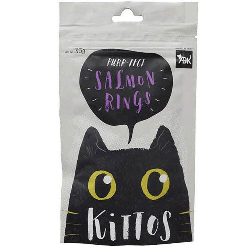 Kittos Purr Fect Salmon Rings Cat Treats (Sample) Sample Kittos
