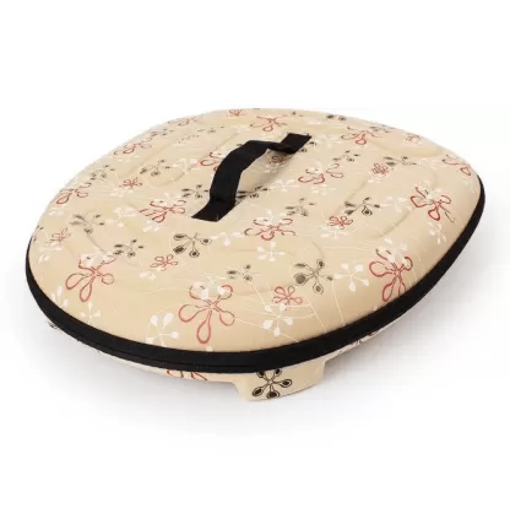 Emily Pets Portable, Breathable Eva Car Soft Fabric Carrier for Dogs and Cats (Black)