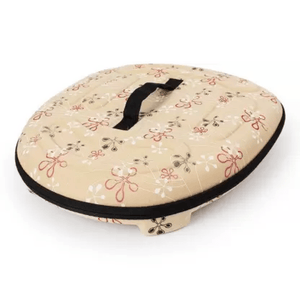 Emily Pets Portable, Breathable Eva Car Soft Fabric Carrier for Dogs and Cats (Black)