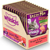 Whiskas Chicken With Tuna And Carrot in Gravy and Seafood Cocktail With Wakame Seaweed in Gravy Adult Cat Wet Food Combo Cats-Wet Food Whiskas
