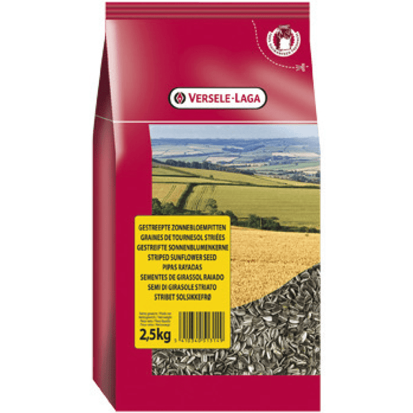 Versele Laga Sunflower Seeds Striped and Prestige Food for Big Parakeets and Birds