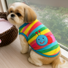 KUTKUT Rainbow Print Fashion Soft Flannel Fleece Shirt for Small Dogs & Cats Both-Clothing & Accessories KUTKUT Dropship