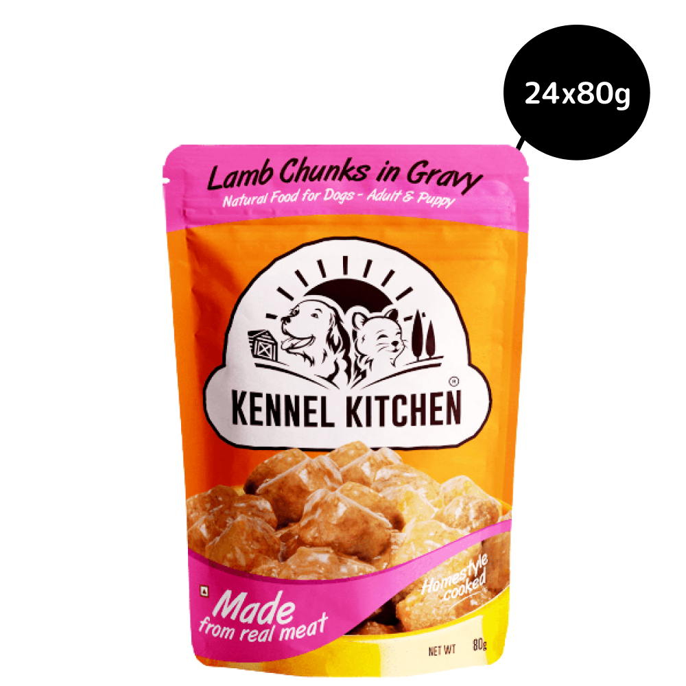 Kennel Kitchen Lamb Chunks in Gravy Puppy & Adult Dog Wet Food (All Life Stage)
