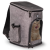 Barkbutler x Fofos Backpack Carrier for Dogs and Cats (Grey)