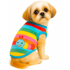 KUTKUT Rainbow Print Fashion Soft Flannel Fleece Shirt for Small Dogs & Cats Both-Clothing & Accessories KUTKUT Dropship