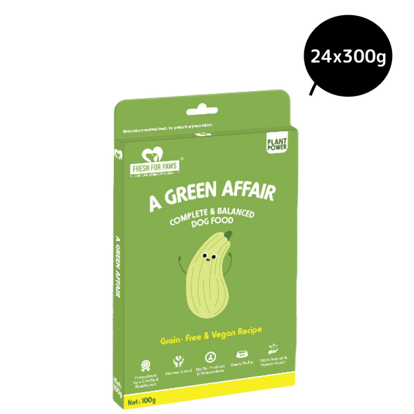 Fresh For Paws A Green Affair Grain Free & Vegan Dog Wet Food (300g)